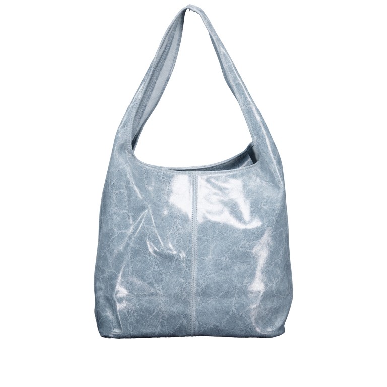 Beuteltasche Elefante Hellblau, Farbe: blau/petrol, Marke: Hausfelder Manufaktur, EAN: 4065646027374, Abmessungen in cm: 33x32.5x17, Bild 3 von 5
