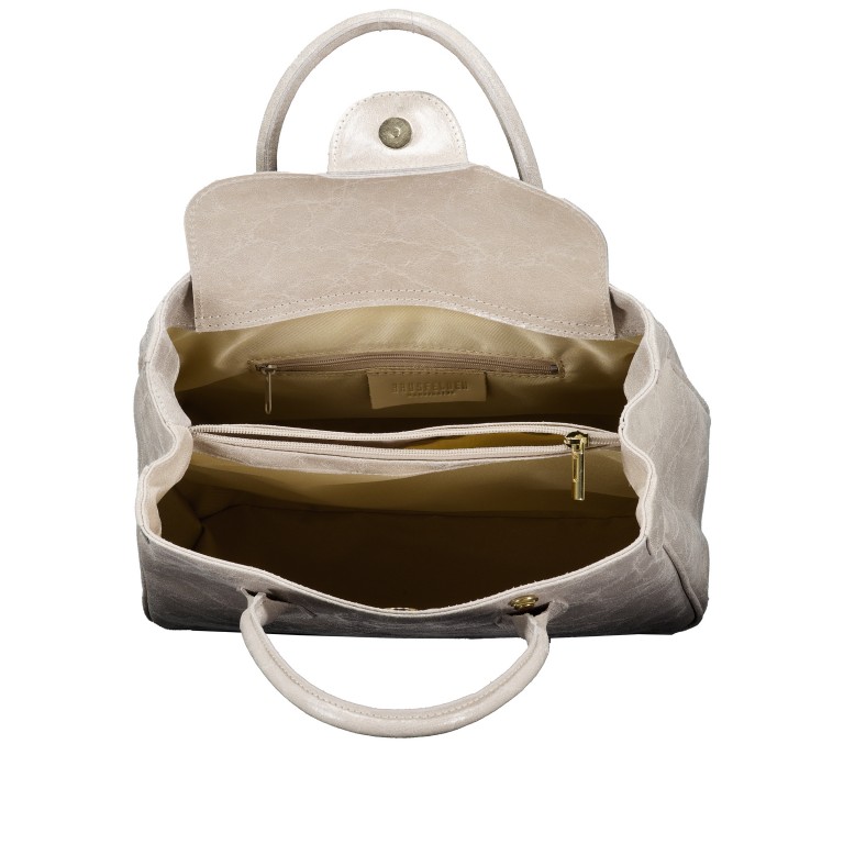 Handtasche Elefante Ecru, Farbe: beige, Marke: Hausfelder Manufaktur, EAN: 4065646027398, Abmessungen in cm: 30x22.5x12.5, Bild 7 von 7