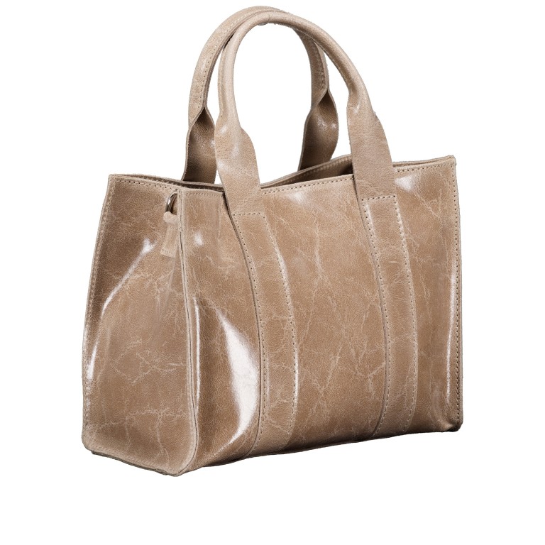 Handtasche Elefante Beige, Farbe: beige, Marke: Hausfelder Manufaktur, EAN: 4065646027435, Abmessungen in cm: 25x19x12, Bild 2 von 7