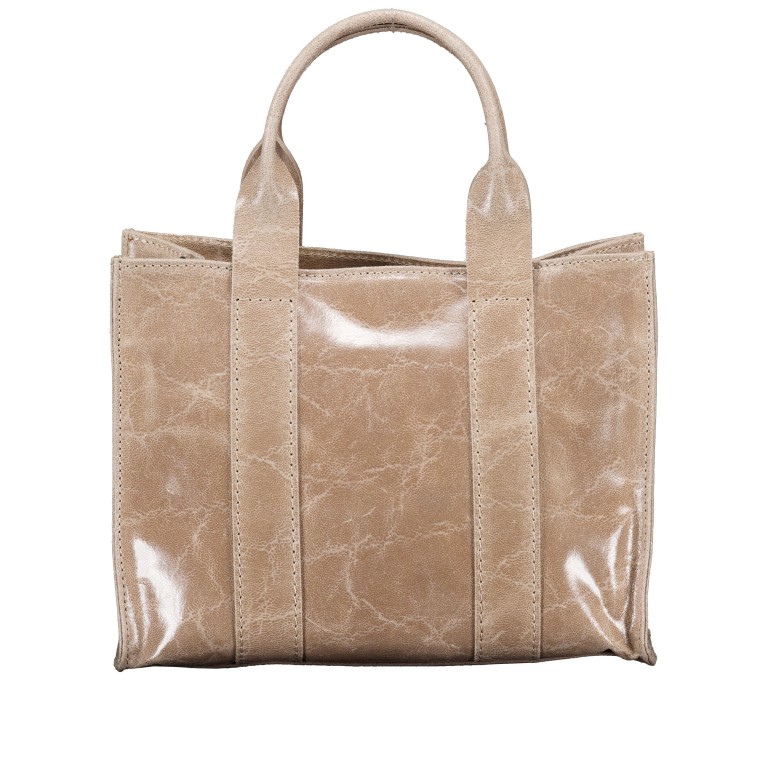 Handtasche Elefante Beige, Farbe: beige, Marke: Hausfelder Manufaktur, EAN: 4065646027435, Abmessungen in cm: 25x19x12, Bild 3 von 7