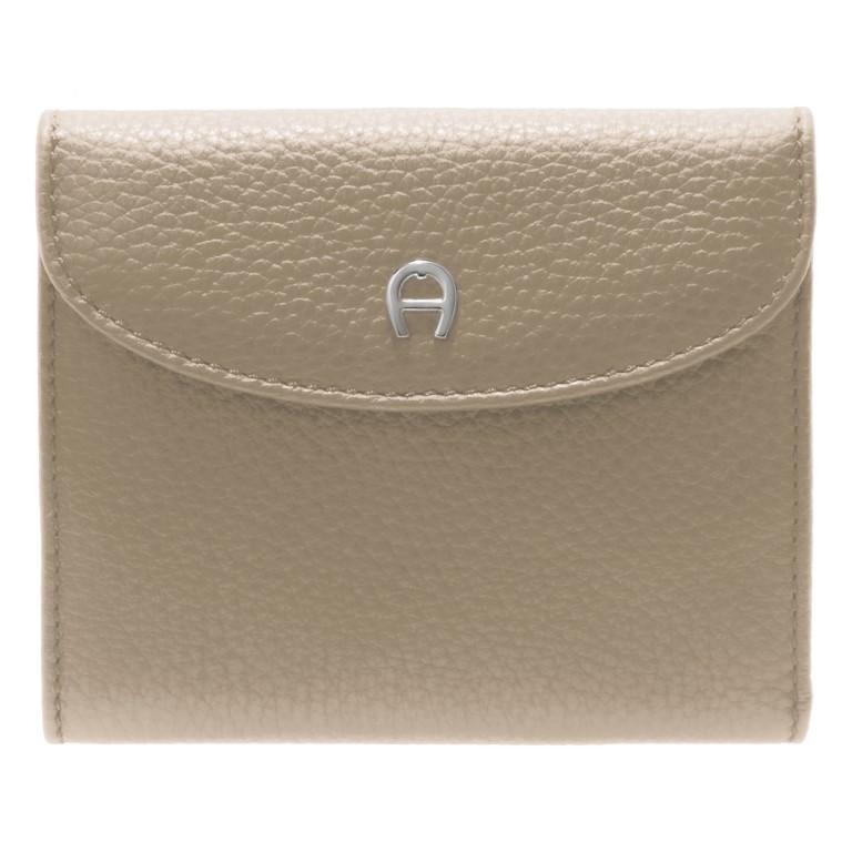 Damenbörse Basics Taupe, Farbe: taupe/khaki, Marke: AIGNER, EAN: 4055539653865, Abmessungen in cm: 12x10x2, Bild 1 von 2