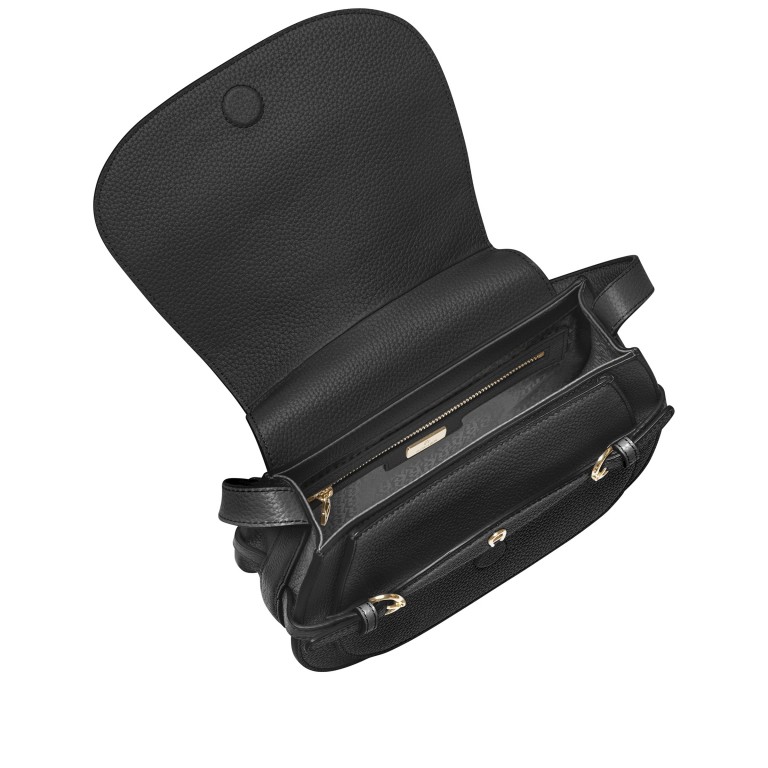 Satteltasche Cavallo S Black, Farbe: schwarz, Marke: AIGNER, EAN: 4055539648373, Abmessungen in cm: 24x20x7.5, Bild 6 von 6