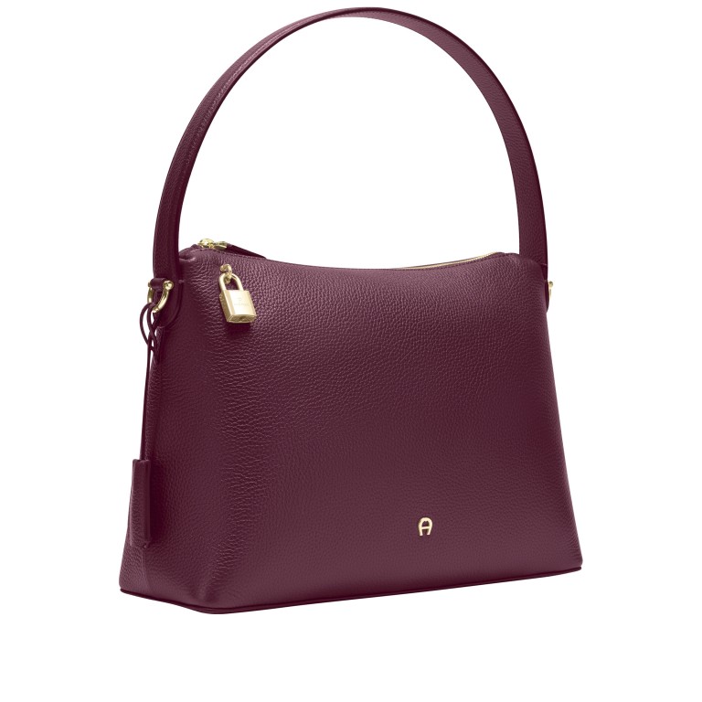Beuteltasche Delia M Burgundy, Farbe: rot/weinrot, Marke: AIGNER, EAN: 4055539650727, Abmessungen in cm: 35x23.5x12, Bild 2 von 5