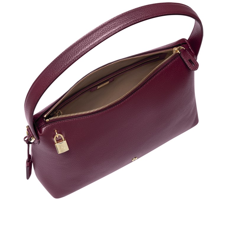 Beuteltasche Delia M Burgundy, Farbe: rot/weinrot, Marke: AIGNER, EAN: 4055539650727, Abmessungen in cm: 35x23.5x12, Bild 4 von 5