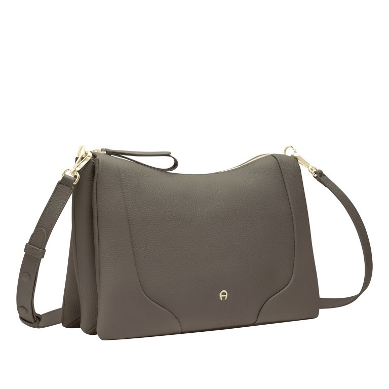 Umhängetasche Mara M Acacia Brown, Farbe: braun, Marke: AIGNER, EAN: 4055539650420, Abmessungen in cm: 32x23x9.5, Bild 3 von 7