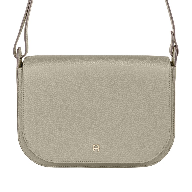 Umhängetasche Pura M Alpaca Beige, Farbe: beige, Marke: AIGNER, EAN: 4055539648168, Abmessungen in cm: 26x19x9, Bild 1 von 4