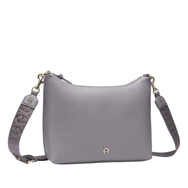 Beuteltasche Zita S Iron Grey, Farbe: grau, Marke: AIGNER, EAN: 4055539647437, Abmessungen in cm: 30x22x9, Bild 2 von 4