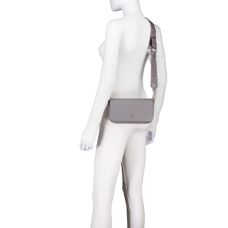 Umhängetasche Zita S Iron Grey, Farbe: grau, Marke: AIGNER, EAN: 4055539648014, Abmessungen in cm: 22x13x6, Bild 4 von 6