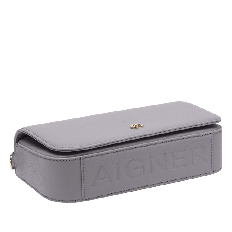 Umhängetasche Zita S Iron Grey, Farbe: grau, Marke: AIGNER, EAN: 4055539648014, Abmessungen in cm: 22x13x6, Bild 4 von 4