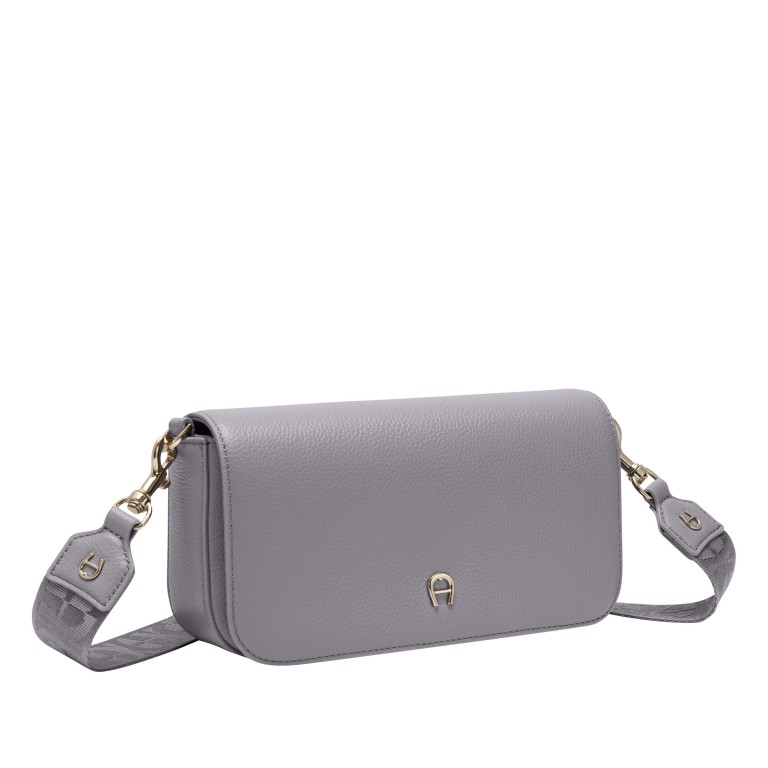 Umhängetasche Zita S Iron Grey, Farbe: grau, Marke: AIGNER, EAN: 4055539648014, Abmessungen in cm: 22x13x6, Bild 2 von 4
