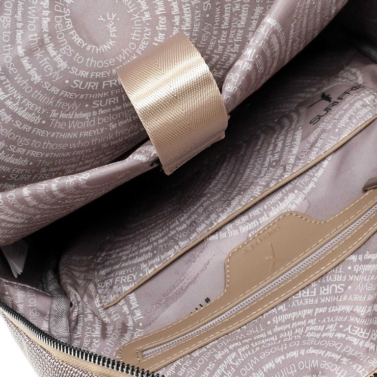 Rucksack Marry 18077 Sand, Farbe: beige, Marke: Suri Frey, EAN: 4056185230530, Abmessungen in cm: 30x38x13, Bild 4 von 5