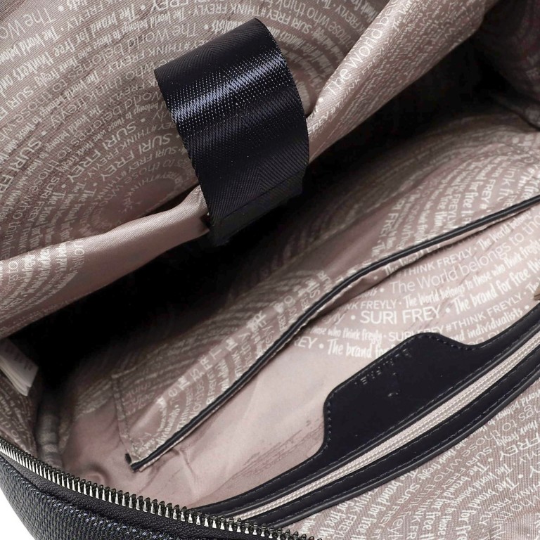 Rucksack Marry 18077 Navy, Farbe: blau/petrol, Marke: Suri Frey, EAN: 4056185230561, Abmessungen in cm: 30x38x13, Bild 4 von 5