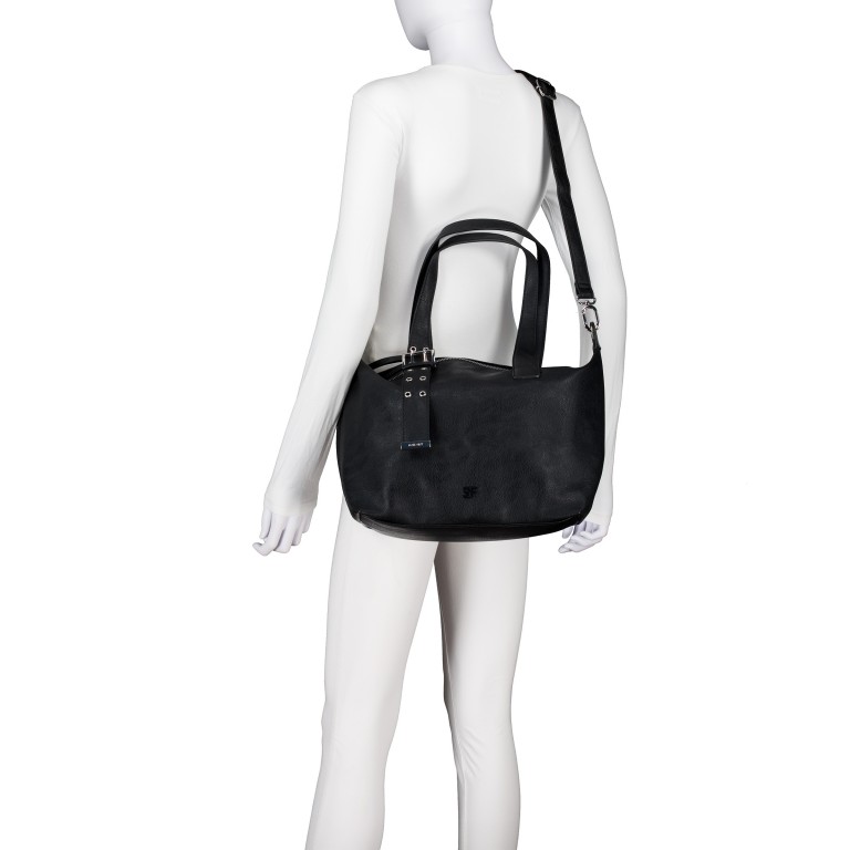 Shopper Lorrey 16684 Black, Farbe: schwarz, Marke: Suri Frey, EAN: 4056185232596, Abmessungen in cm: 40x28x11, Bild 6 von 8
