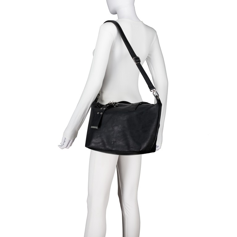 Shopper Lorrey 16684 Black, Farbe: schwarz, Marke: Suri Frey, EAN: 4056185232596, Abmessungen in cm: 40x28x11, Bild 5 von 8