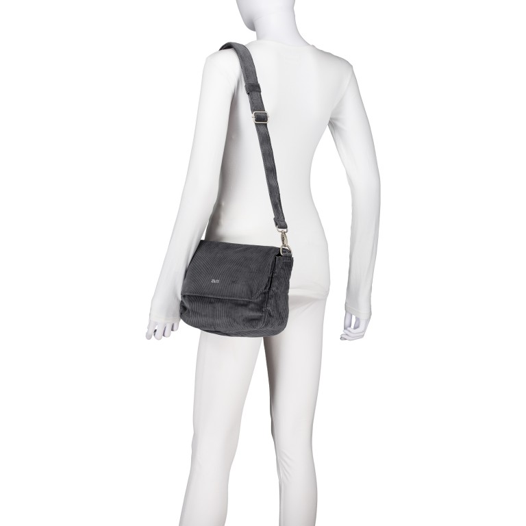 Umhängetasche Mademoiselle M60 Cord Polar, Farbe: grau, Marke: Zwei, EAN: 4250257940246, Abmessungen in cm: 33x19x10, Bild 5 von 7
