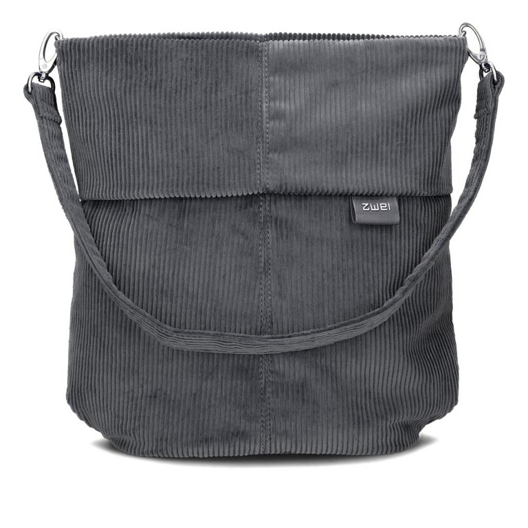 Umhängetasche Mademoiselle M90 Cord Polar, Farbe: grau, Marke: Zwei, EAN: 4250257940130, Abmessungen in cm: 27x28x13, Bild 1 von 7