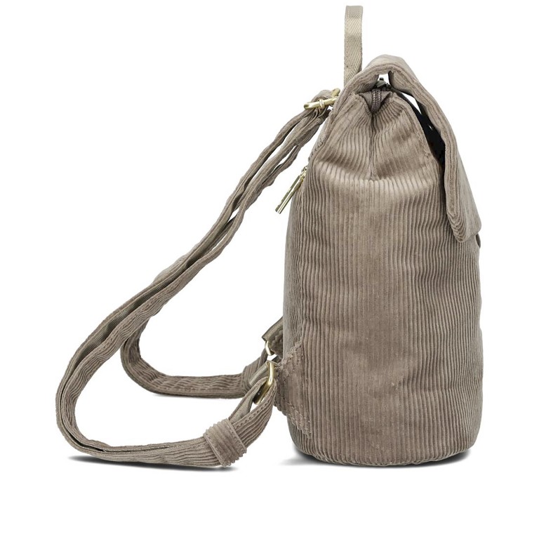 Rucksack Mademoiselle MR8 Cord Mocca, Farbe: beige, Marke: Zwei, EAN: 4250257940154, Abmessungen in cm: 24x29x13, Bild 3 von 5