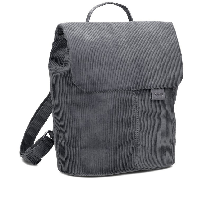 Rucksack Mademoiselle MR8 Cord Polar, Farbe: grau, Marke: Zwei, EAN: 4250257940161, Abmessungen in cm: 24x29x13, Bild 2 von 5