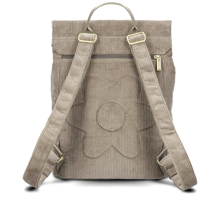 Rucksack Mademoiselle MR13 Cord Mocca, Farbe: beige, Marke: Zwei, EAN: 4250257940116, Abmessungen in cm: 28x35x11, Bild 5 von 7