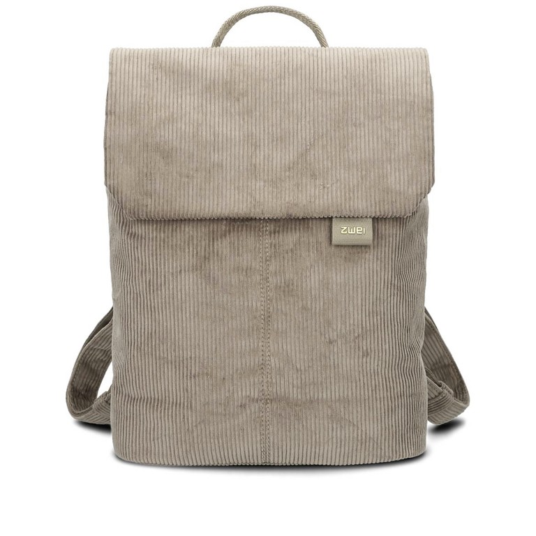 Rucksack Mademoiselle MR13 Cord Mocca, Farbe: beige, Marke: Zwei, EAN: 4250257940116, Abmessungen in cm: 28x35x11, Bild 1 von 7