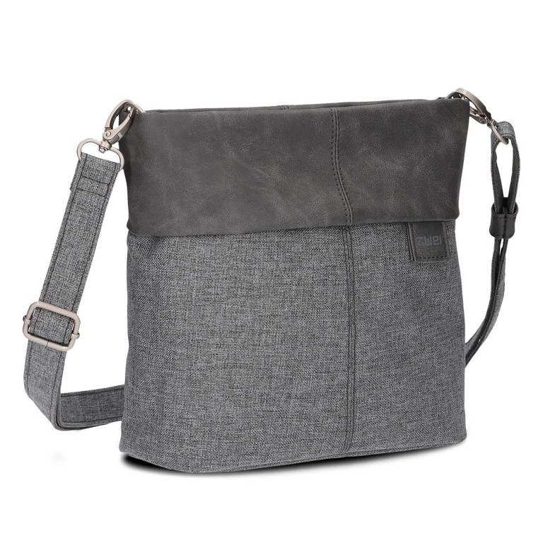 Umhängetasche Olli OT8 Grey, Farbe: grau, Marke: Zwei, EAN: 4250257938779, Abmessungen in cm: 23x25x10, Bild 3 von 7
