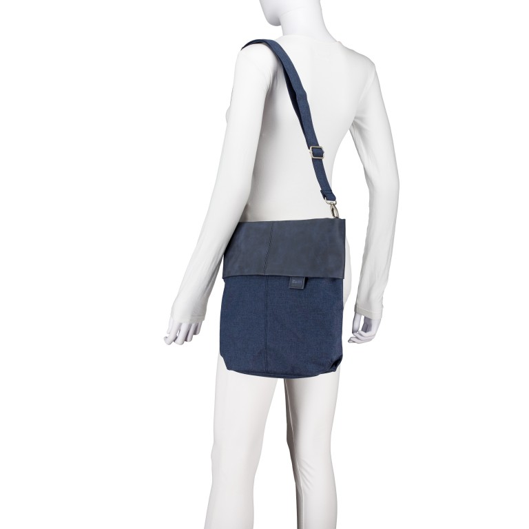 Umhängetasche Olli OT12 Navy, Farbe: blau/petrol, Marke: Zwei, EAN: 4250257939431, Abmessungen in cm: 31x32x13, Bild 5 von 7