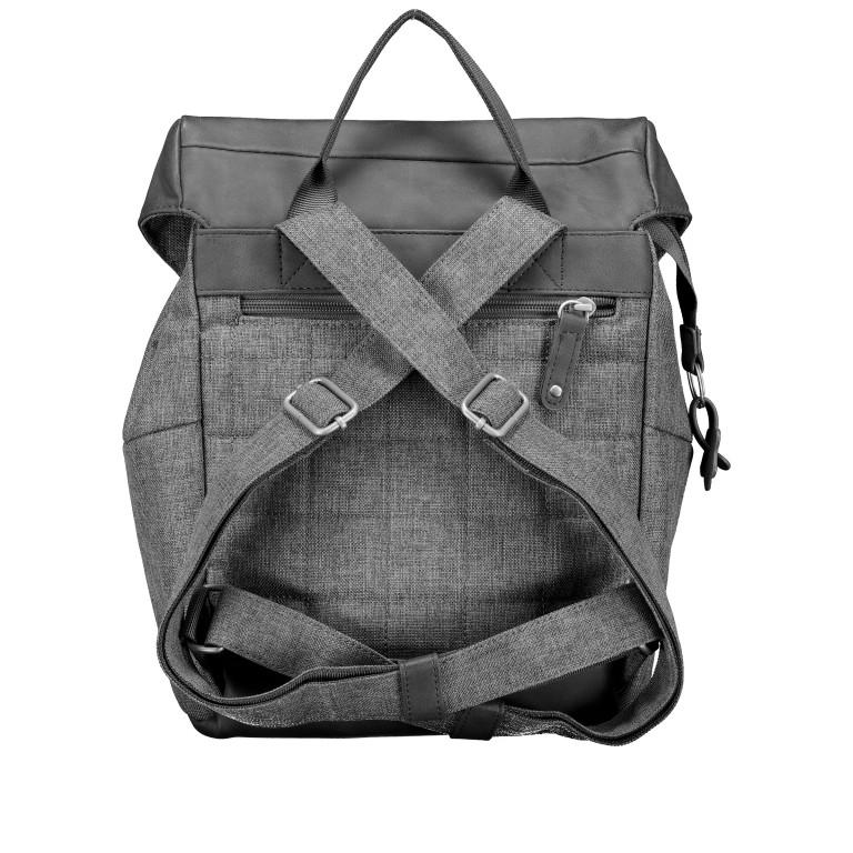 Rucksack Olli OR8 Grey, Farbe: grau, Marke: Zwei, EAN: 4250257938762, Abmessungen in cm: 28x31x12, Bild 4 von 7
