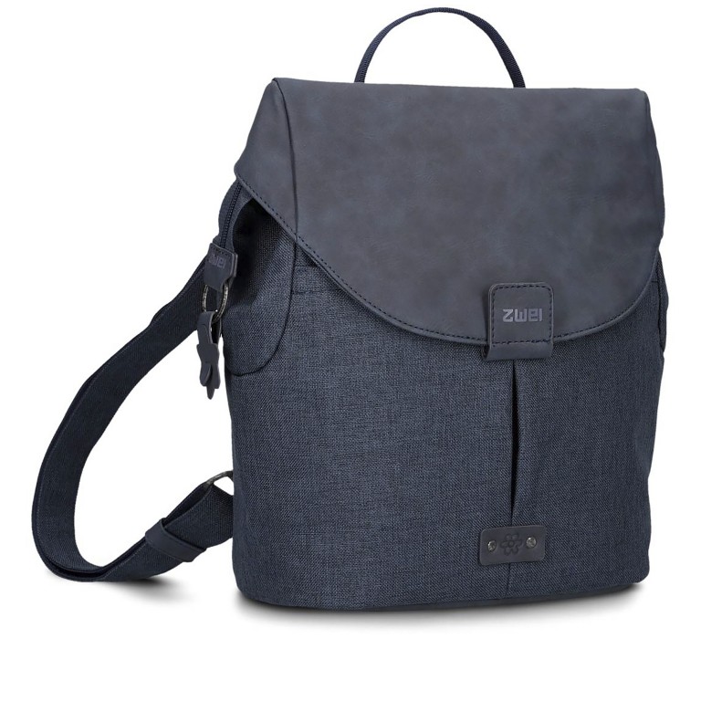 Rucksack Olli OR8 Navy, Farbe: blau/petrol, Marke: Zwei, EAN: 4250257939394, Abmessungen in cm: 28x31x12, Bild 2 von 7