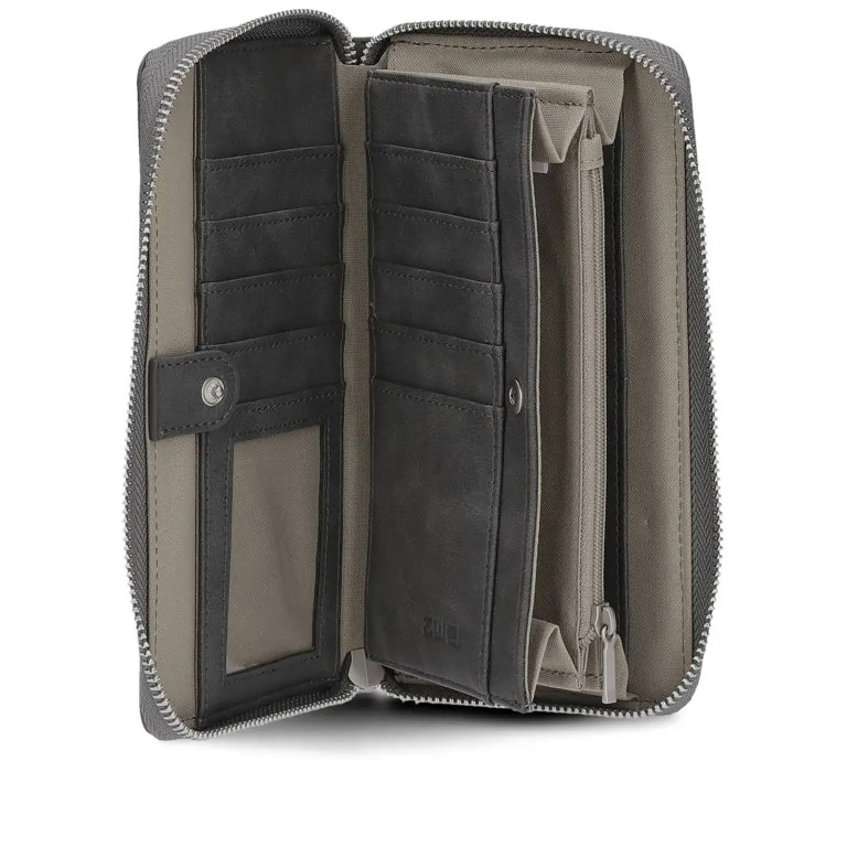 Geldbörse Olli OW2 Grey, Farbe: grau, Marke: Zwei, EAN: 4250257939820, Abmessungen in cm: 11x19x3, Bild 7 von 7