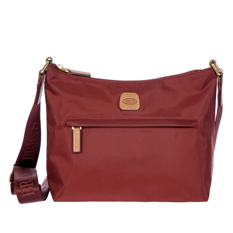 Beuteltasche X-BAG & X-Travel Bordeaux, Farbe: rot/weinrot, Marke: Brics, EAN: 8016623978079, Abmessungen in cm: 30x20x13, Bild 1 von 7