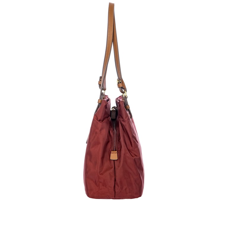 Shopper X-BAG & X-Travel 3 Fächer Größe M Bordeaux, Farbe: rot/weinrot, Marke: Brics, EAN: 8016623978147, Abmessungen in cm: 32x25x15, Bild 3 von 7