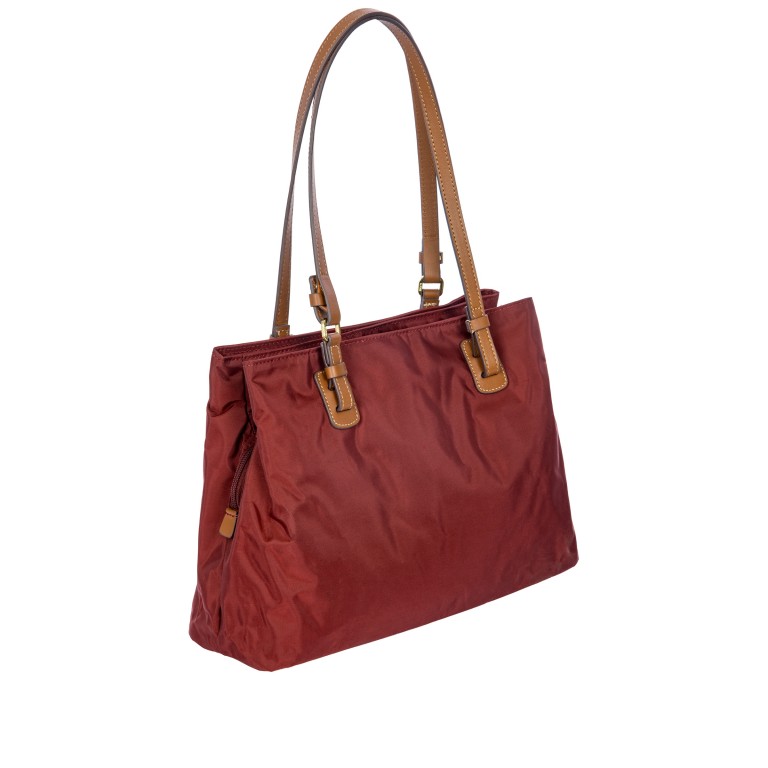 Shopper X-BAG & X-Travel 3 Fächer Größe M Bordeaux, Farbe: rot/weinrot, Marke: Brics, EAN: 8016623978147, Abmessungen in cm: 32x25x15, Bild 4 von 7