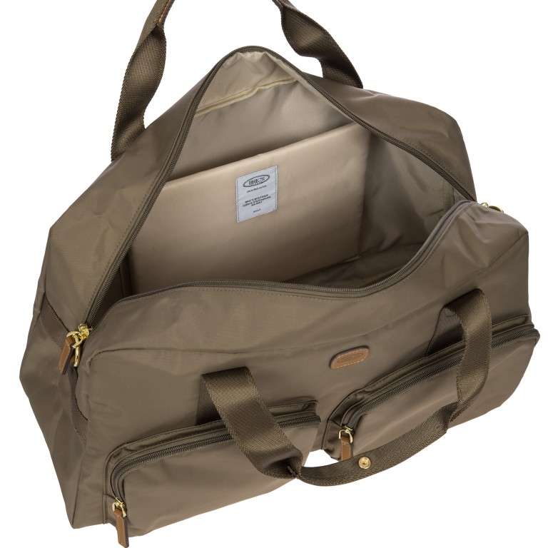 Reisetasche X-BAG & X-Travel Nut, Farbe: braun, Marke: Brics, EAN: 8016623978178, Abmessungen in cm: 46x24x22, Bild 7 von 8