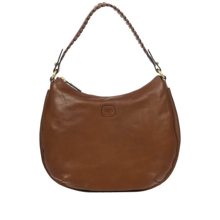 Beuteltasche Volterra Hobo Bag Tobacco, Farbe: cognac, Marke: Brics, EAN: 8016623921549, Abmessungen in cm: 39x31.5x7, Bild 1 von 7