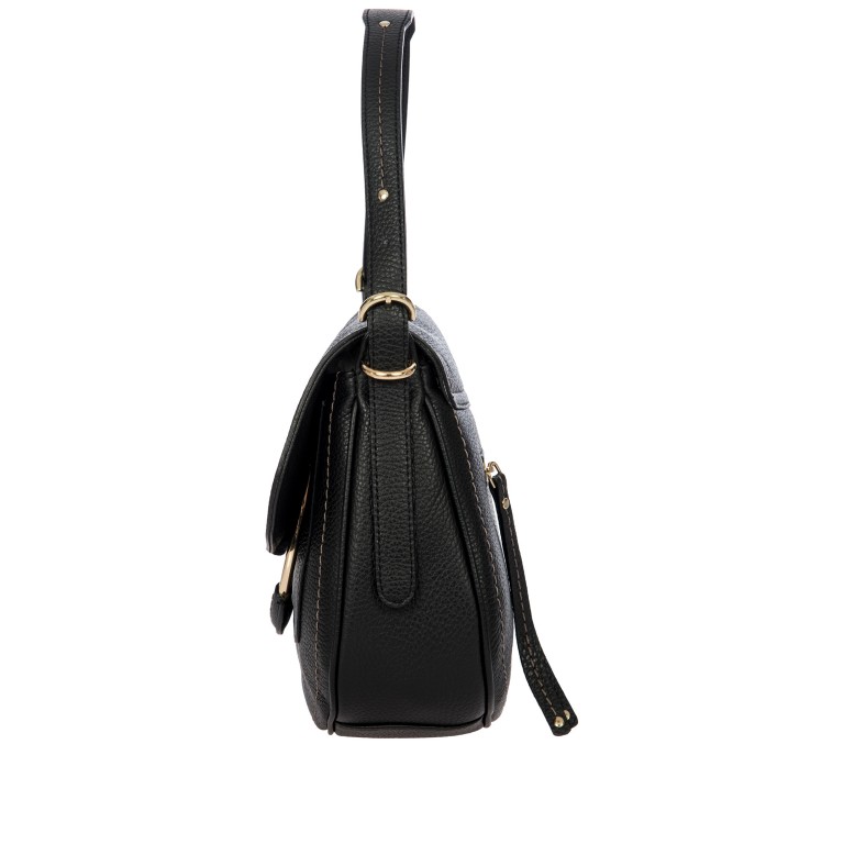 Umhängetasche Gondola Stella Bag Black, Farbe: schwarz, Marke: Brics, EAN: 8016623903828, Abmessungen in cm: 28x23x9, Bild 3 von 8
