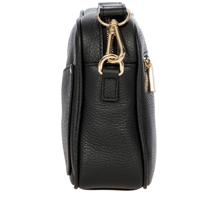 Umhängetasche Gondola Magnolia Bag Black, Farbe: schwarz, Marke: Brics, EAN: 8016623912875, Abmessungen in cm: 23x17x7, Bild 3 von 5