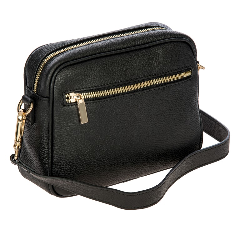Umhängetasche Gondola Magnolia Bag Black, Farbe: schwarz, Marke: Brics, EAN: 8016623912875, Abmessungen in cm: 23x17x7, Bild 4 von 5