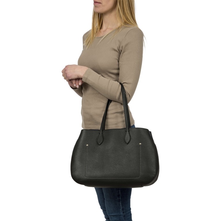 Shopper Gondola Lavanda 2 in 1 Black, Farbe: schwarz, Marke: Brics, EAN: 8016623912936, Abmessungen in cm: 39x26x4, Bild 5 von 8