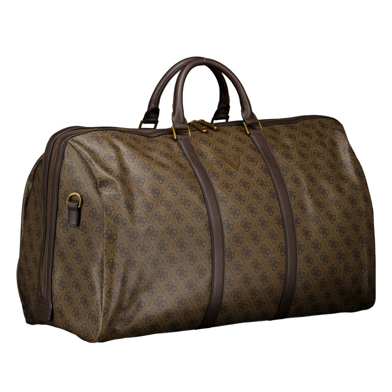 Reisetasche Pisa 4G-Logo Größe 56 cm Coffee, Farbe: grün/oliv, Marke: Guess, EAN: 7621235333157, Abmessungen in cm: 56x30x22, Bild 2 von 5