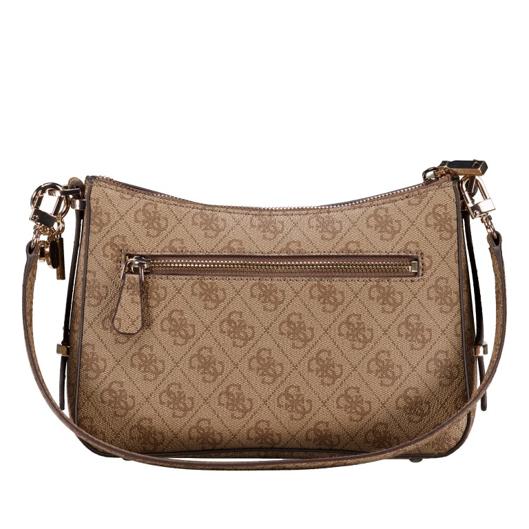 Umhängetasche Eco Erica 4G-Logo Latte, Farbe: braun, Marke: Guess, EAN: 0190231872481, Abmessungen in cm: 24.5x17.5x6, Bild 3 von 6