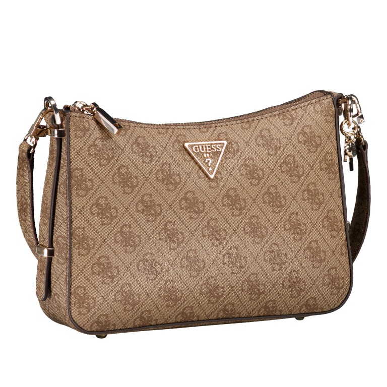 Umhängetasche Eco Erica 4G-Logo Latte, Farbe: braun, Marke: Guess, EAN: 0190231872481, Abmessungen in cm: 24.5x17.5x6, Bild 2 von 6