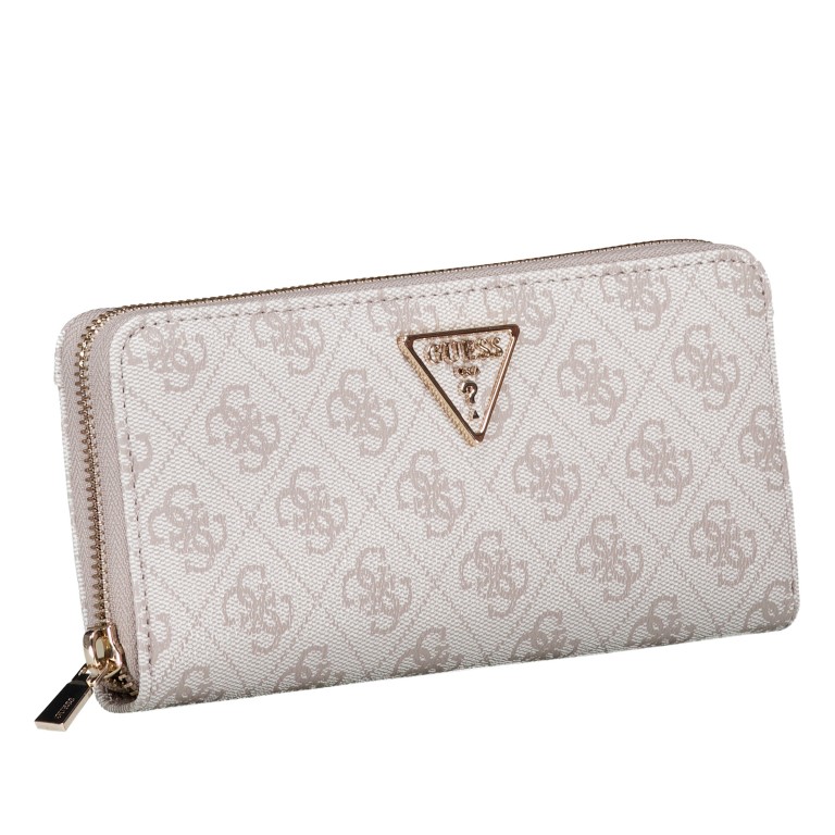 Geldbörse Laurel II 4G-Logo mit Griffschlaufe Dark Taupe, Farbe: taupe/khaki, Marke: Guess, EAN: 0190231996859, Abmessungen in cm: 20.5x10x2.8, Bild 2 von 5