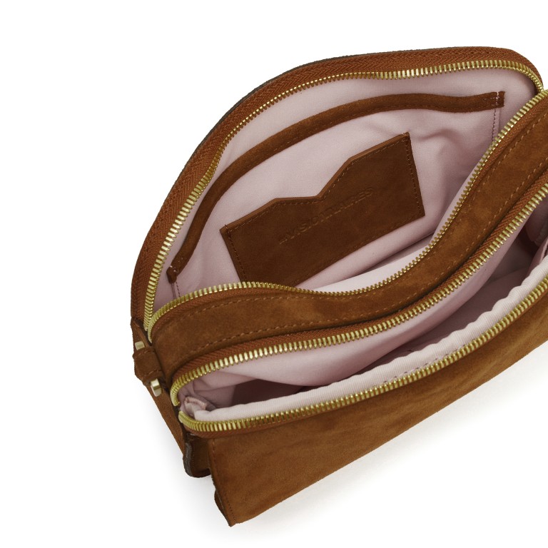 Umhängetasche Essential Emily Cozy Cognac, Farbe: cognac, Marke: Les Visionnaires, EAN: 4262499033600, Abmessungen in cm: 23x16.5x6.5, Bild 5 von 6