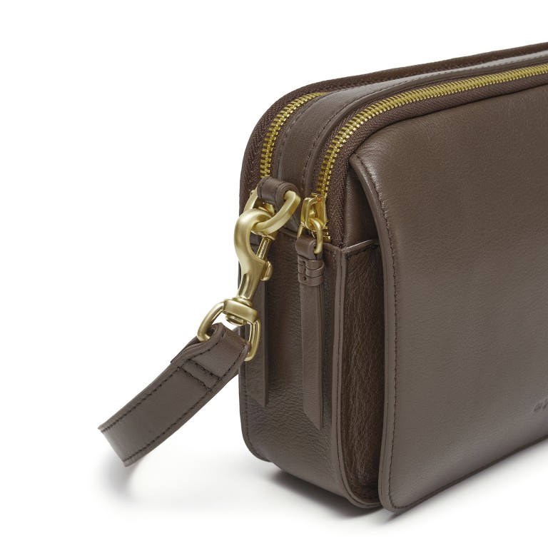 Umhängetasche Essential Emily Silky Chocolate, Farbe: braun, Marke: Les Visionnaires, EAN: 4262499033679, Abmessungen in cm: 23x16.5x6.5, Bild 8 von 8