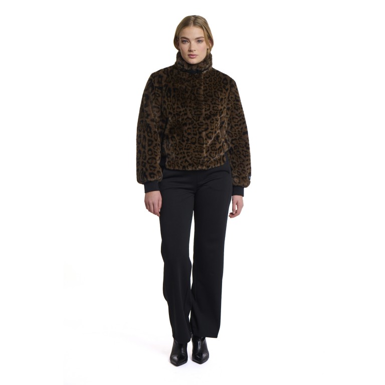 Jacke Ambra Größe 38 Leopard, Farbe: braun, Marke: Rino & Pelle, EAN: 8720529546507, Bild 4 von 4