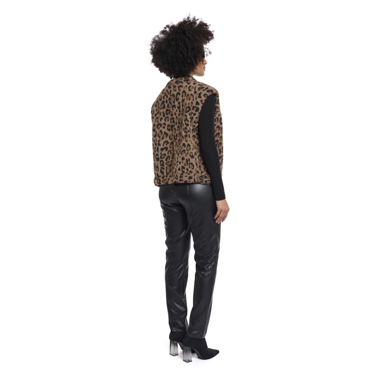 Weste Elona Größe XS Leopard, Farbe: braun, Marke: Rino & Pelle, EAN: 8720529553192, Bild 3 von 4