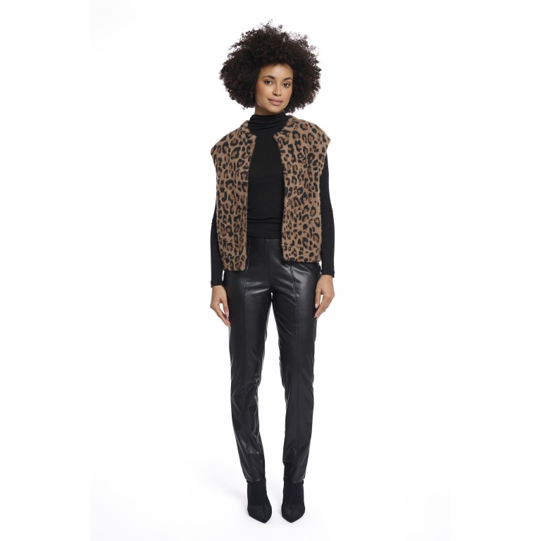 Weste Elona Größe XXL Leopard, Farbe: braun, Marke: Rino & Pelle, EAN: 8720529553246, Bild 4 von 4