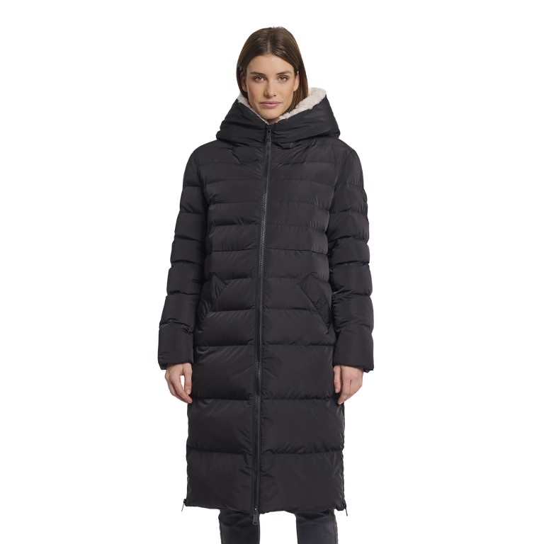 Steppmantel Keilafur Größe 42 Black Stone, Farbe: schwarz, Marke: Rino & Pelle, EAN: 8720529514926, Bild 1 von 3