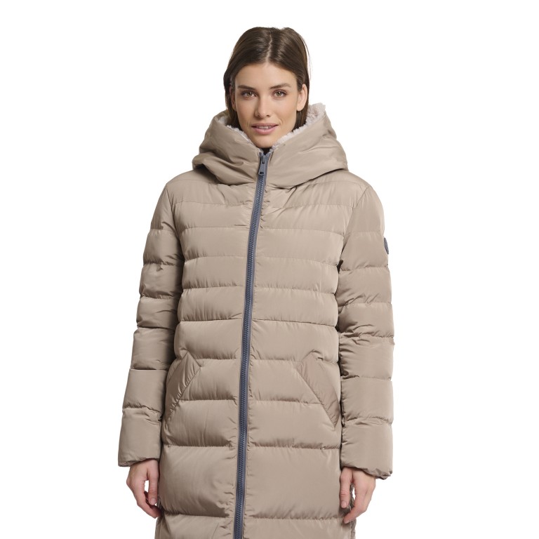Steppmantel Keilafur Größe 38 Toffee Stone, Farbe: braun, Marke: Rino & Pelle, EAN: 8720529515541, Bild 2 von 3
