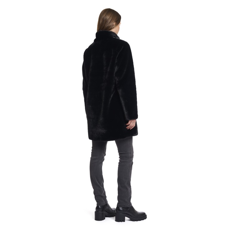 Kurzmantel Nonna Kunstfell 46 SCHWARZ/Black, Farbe: schwarz, Marke: Rino & Pelle, EAN: 8720529534443, Bild 3 von 3